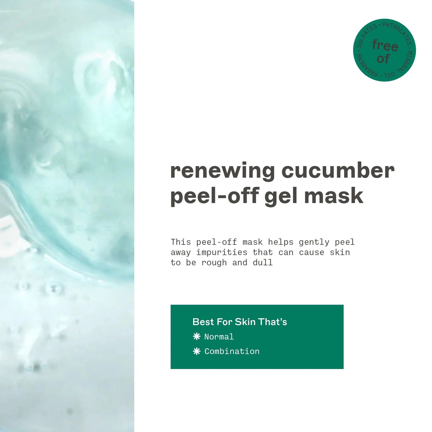 Freeman Renewing Cucumber Peel-Off Gel Facial Mask