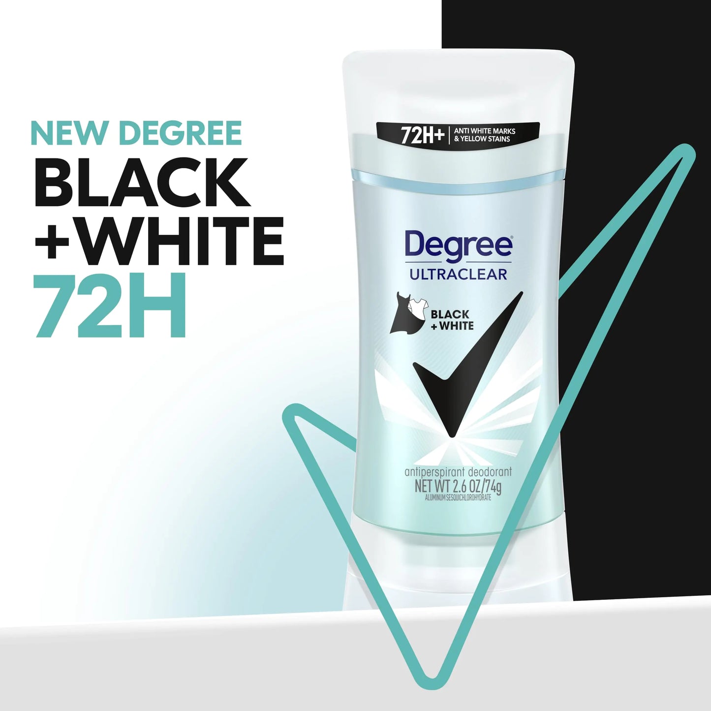 Degree Women's Black+White 4 Count Antiperspirant Balm