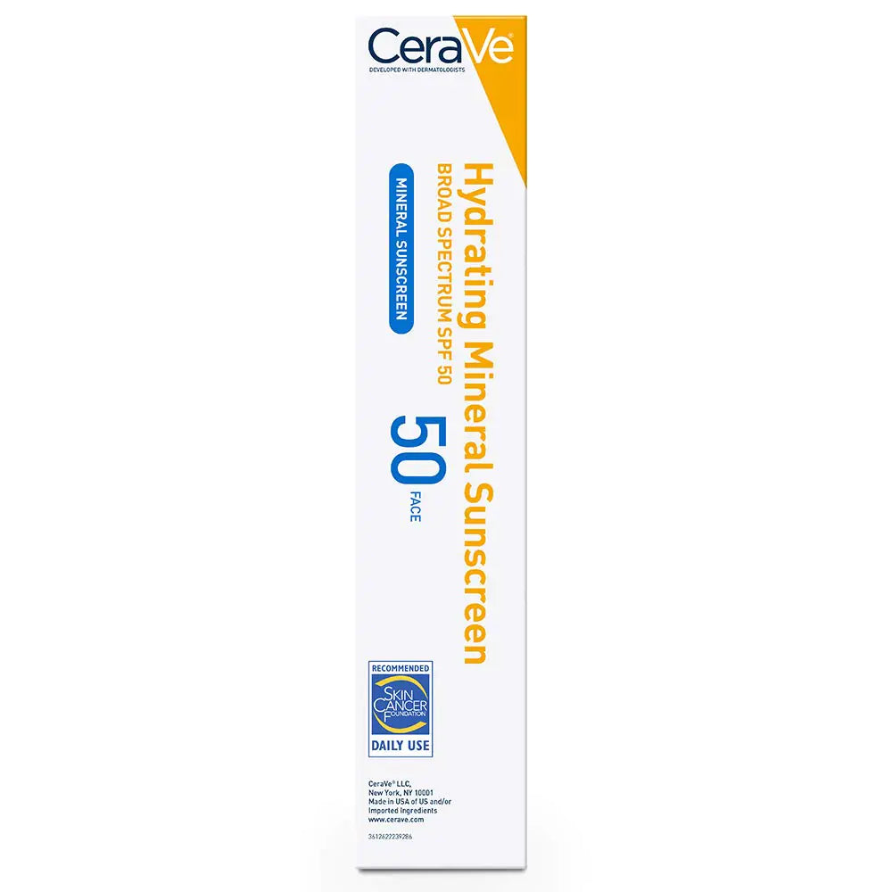 CeraVe 100% Mineral Sunscreen SPF 50