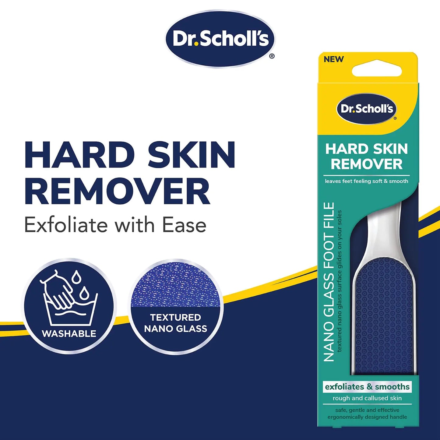 Dr. Scholl's Hard Skin Remover Nano Glass Foot File