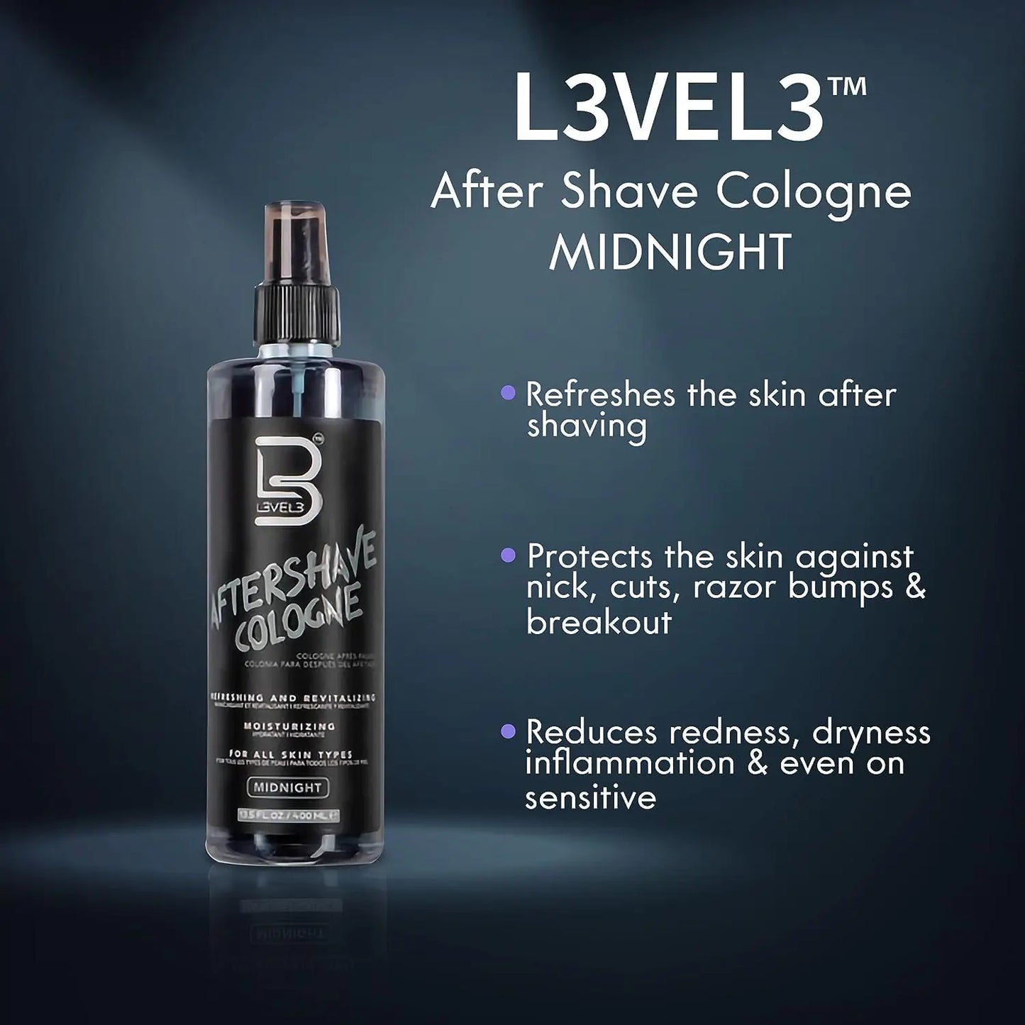 L3 Level 3 After Shave Spray Cologne