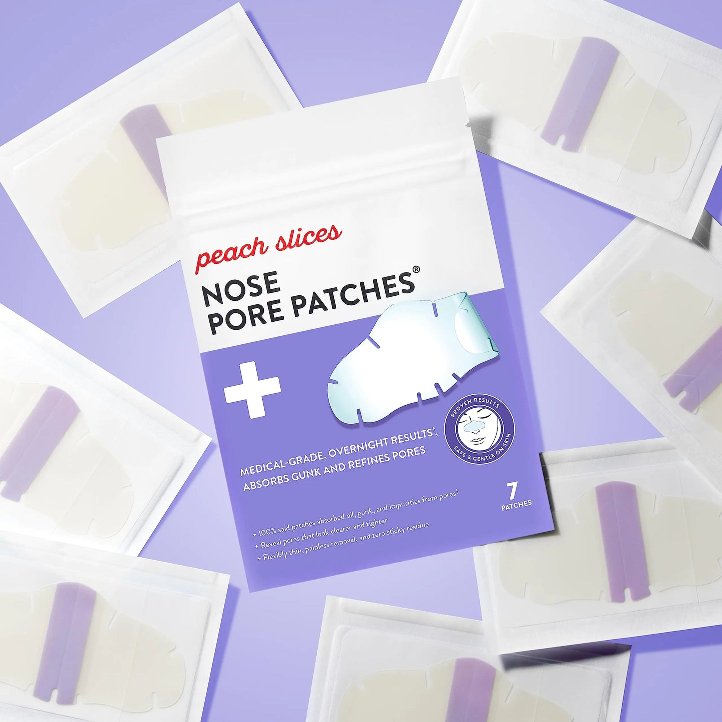 Peach Slices | Nose Pore Patches | Medical-Grade Hydrocolloid