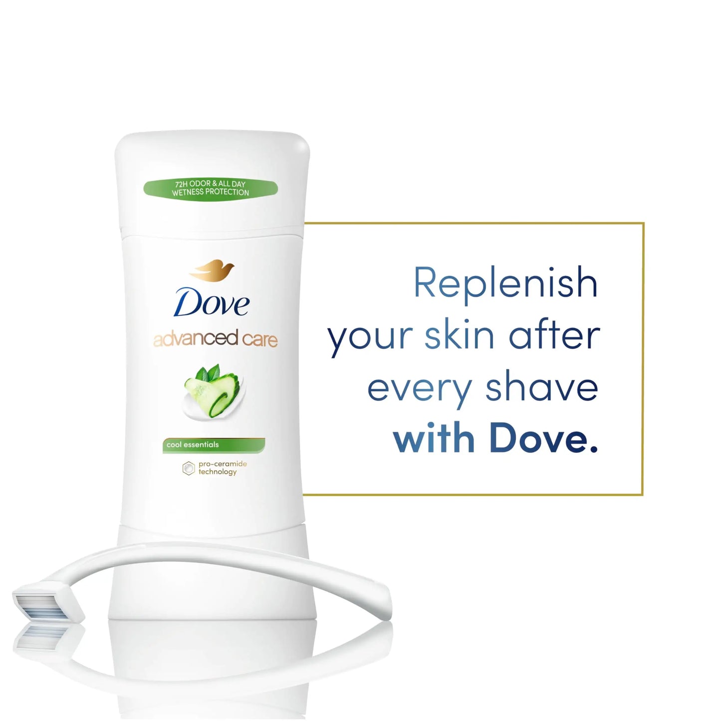 Dove Advanced Care Antiperspirant Deodorant Stick