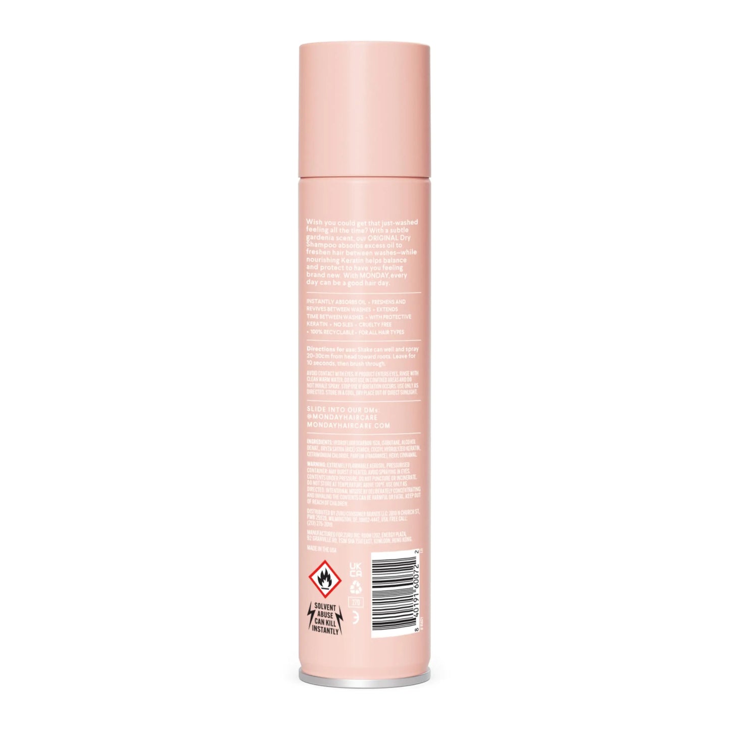 MONDAY HAIRCARE Dry Shampoo Original