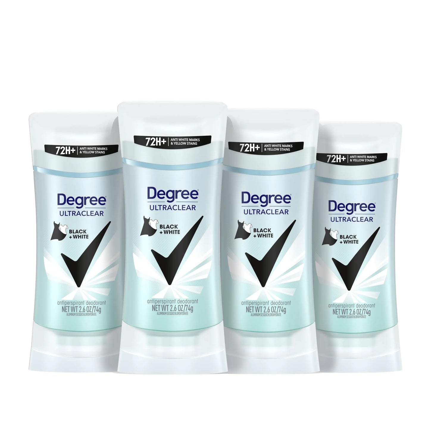 Degree Women's Black+White 4 Count Antiperspirant Balm