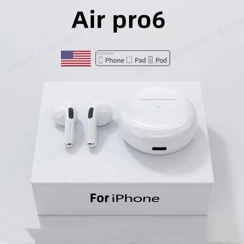 Air Pro 6 TWS Wireless Headphones Fone Bluetooth