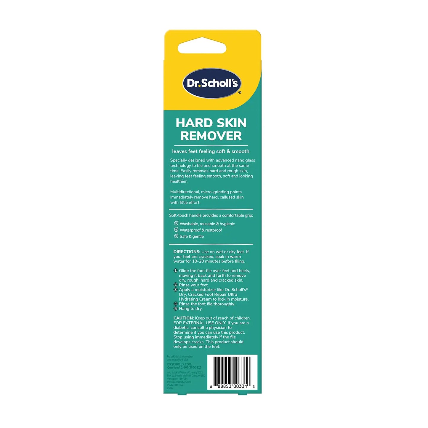 Dr. Scholl's Hard Skin Remover Nano Glass Foot File