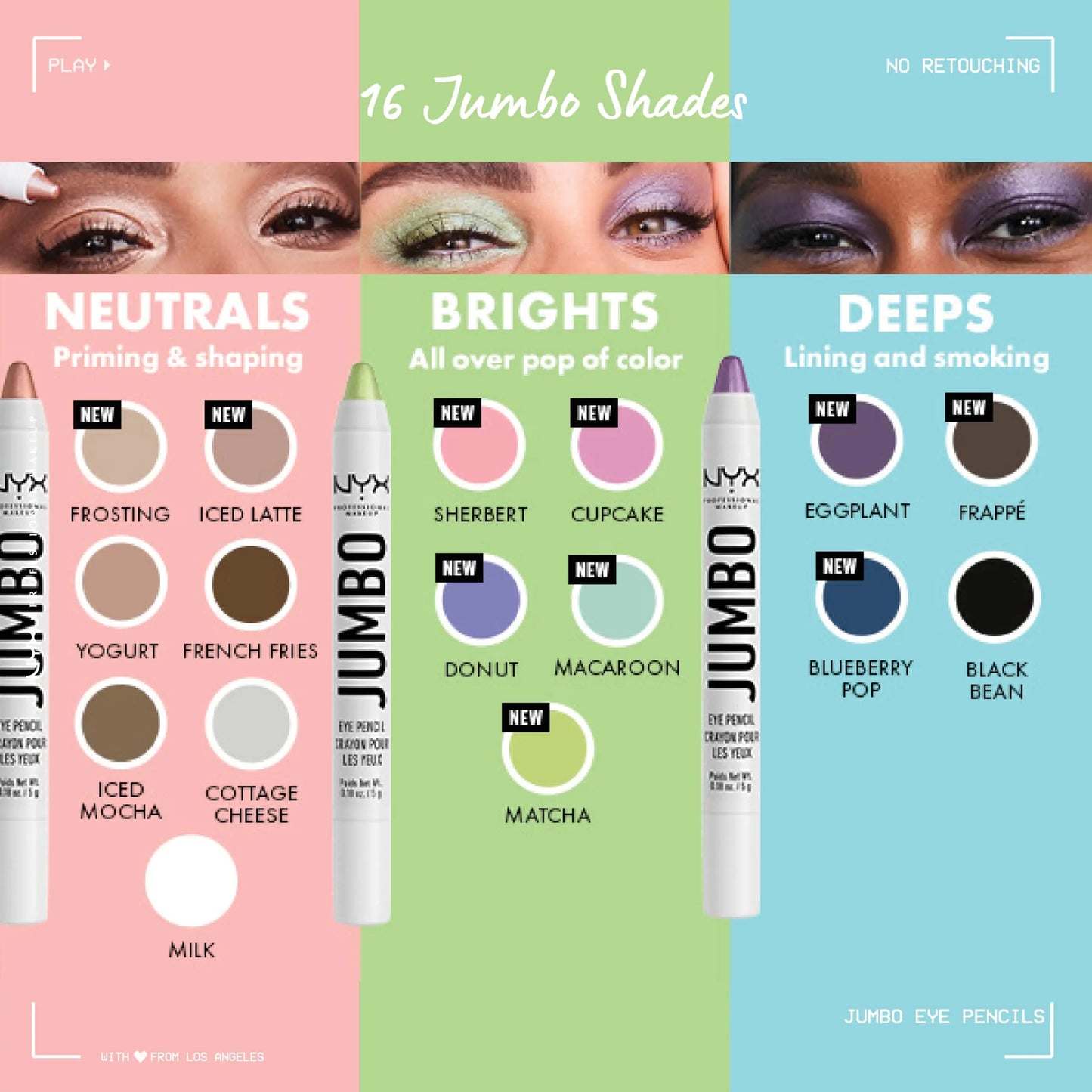 Lápiz de ojos Jumbo de NYX PROFESSIONAL MAKEUP