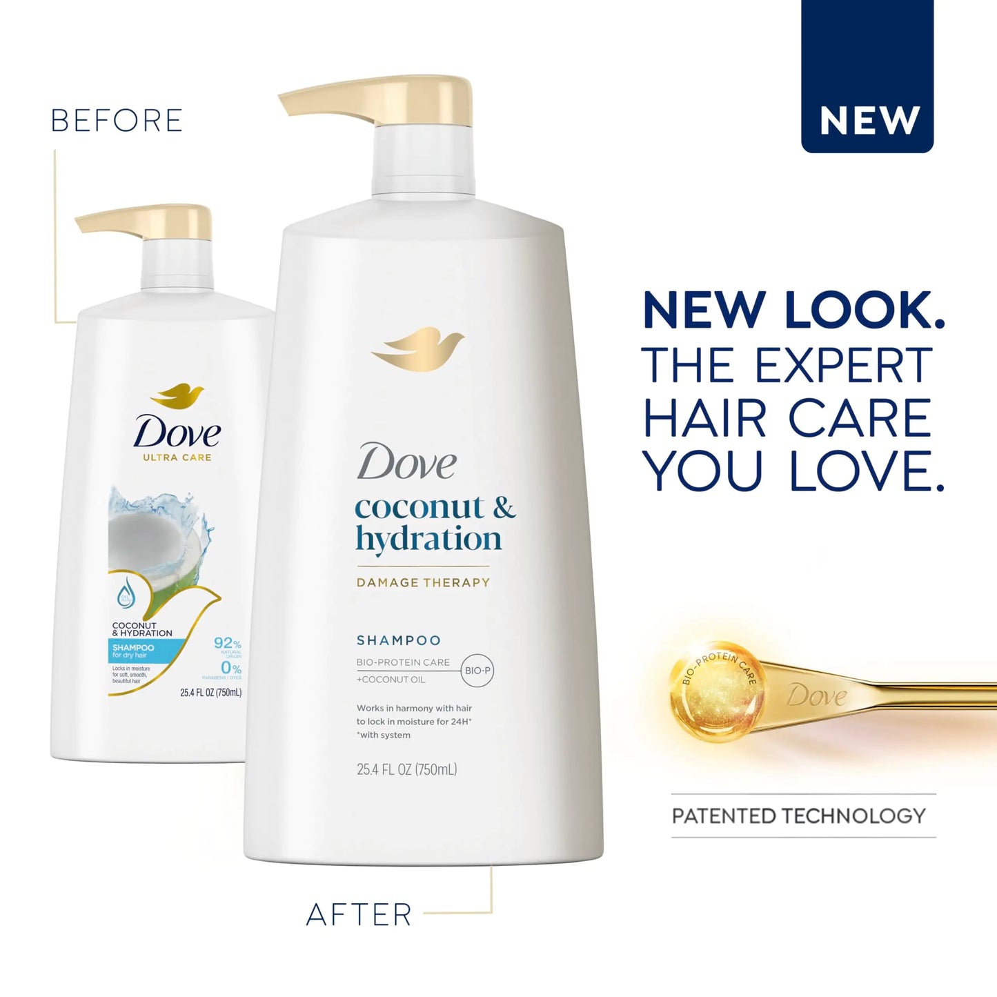 Dove Ultra Care Shampoo Coconut and Hydration