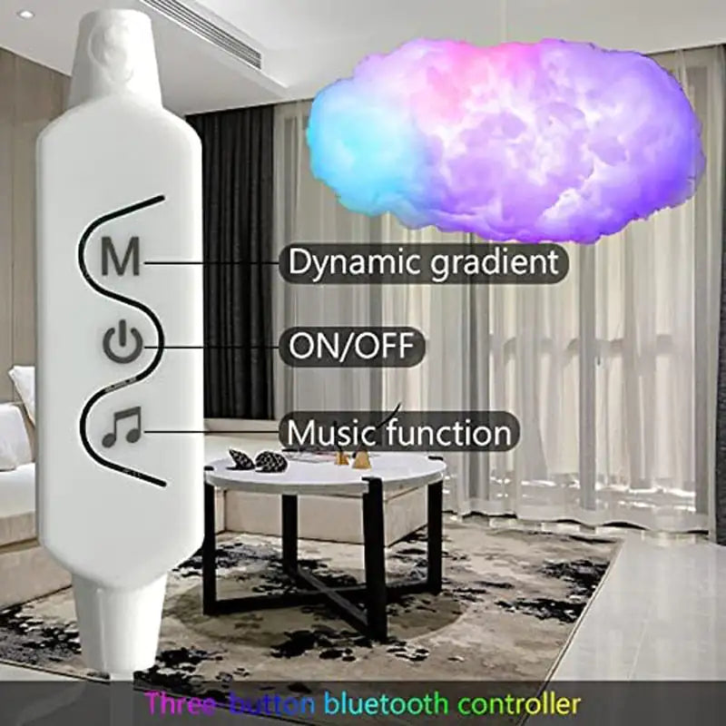 3D Big Cloud Lighting Light Smart Remote APP