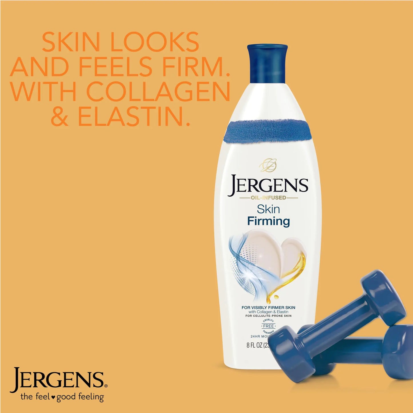 Jergens Skin Firming Body Lotion for Dry to Extra Dry Skin