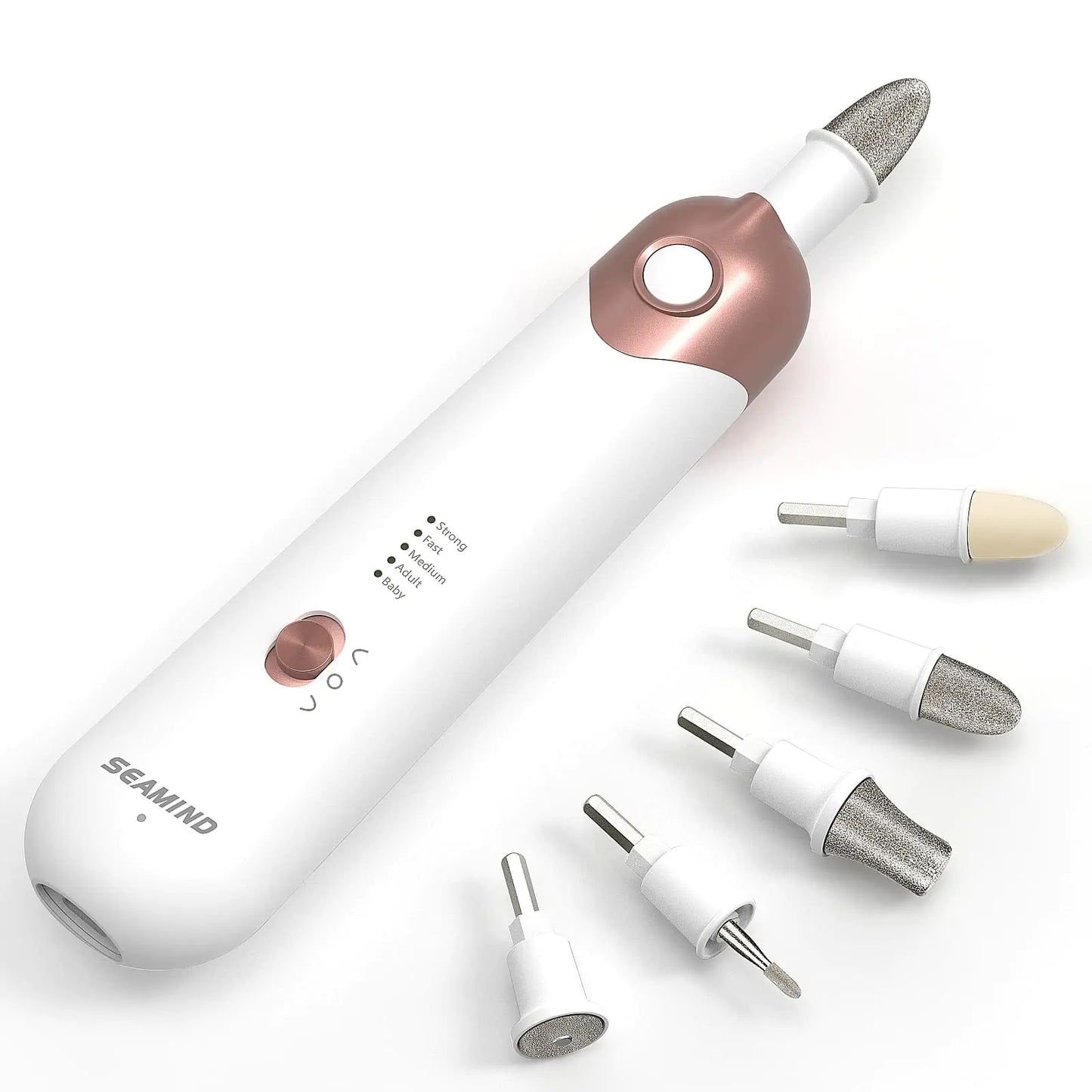 Electric Manicure Pedicure Kit, Electric Nail File for Natural Nails