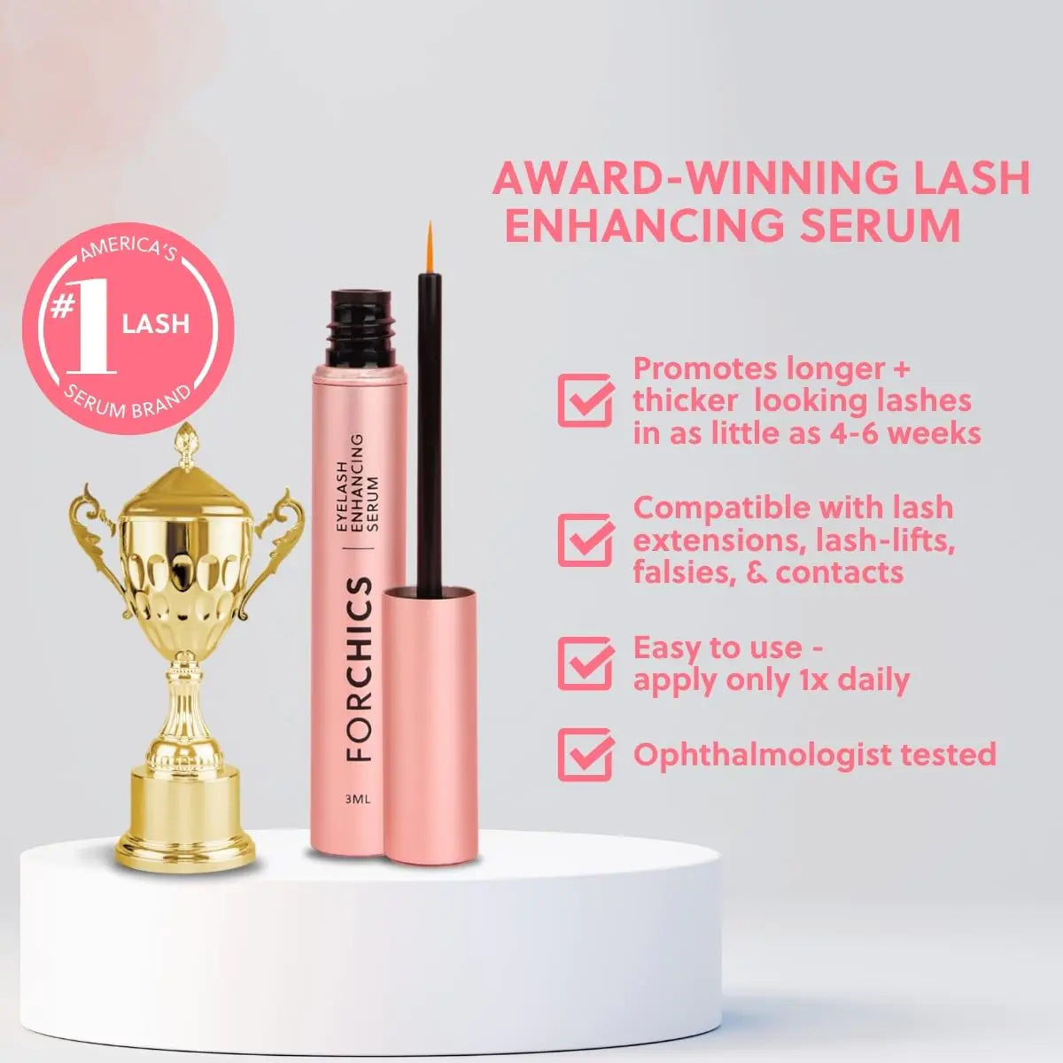 ForLash Hormone-Free Eyelash Growth Serum