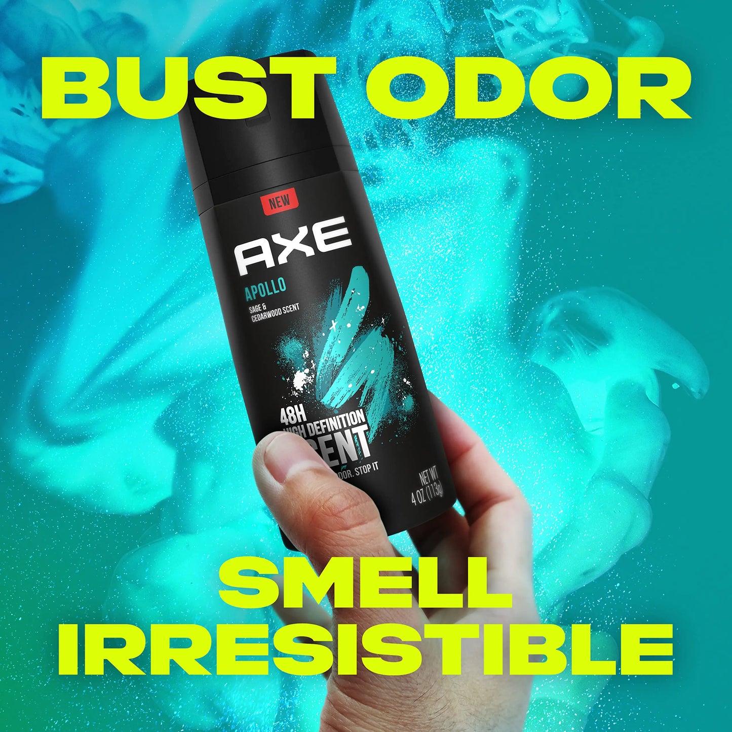 AXE Apollo Body Spray Deodorant for Long-Lasting Odor Protection