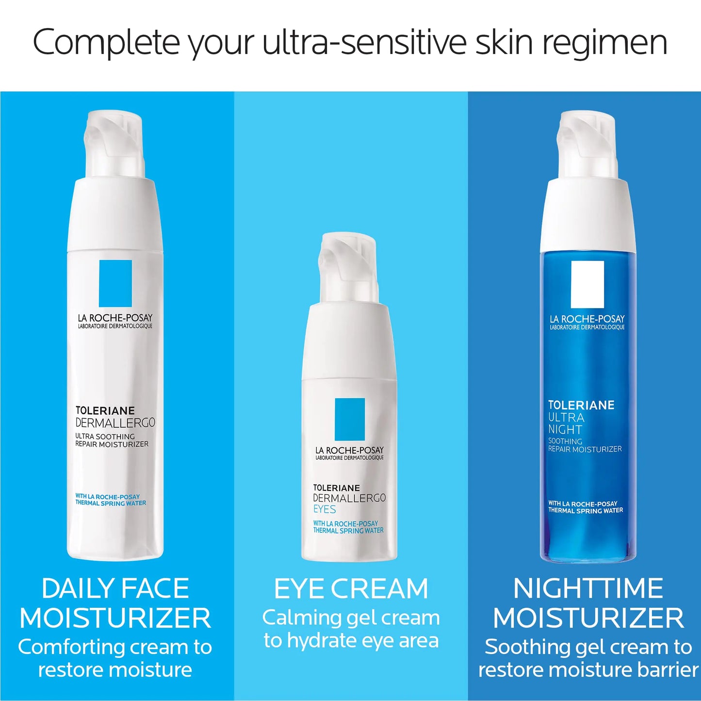 La Roche-Posay Toleriane Dermallergo Ultra Soothing Repair Face Moisturizer for Sensitive Skin