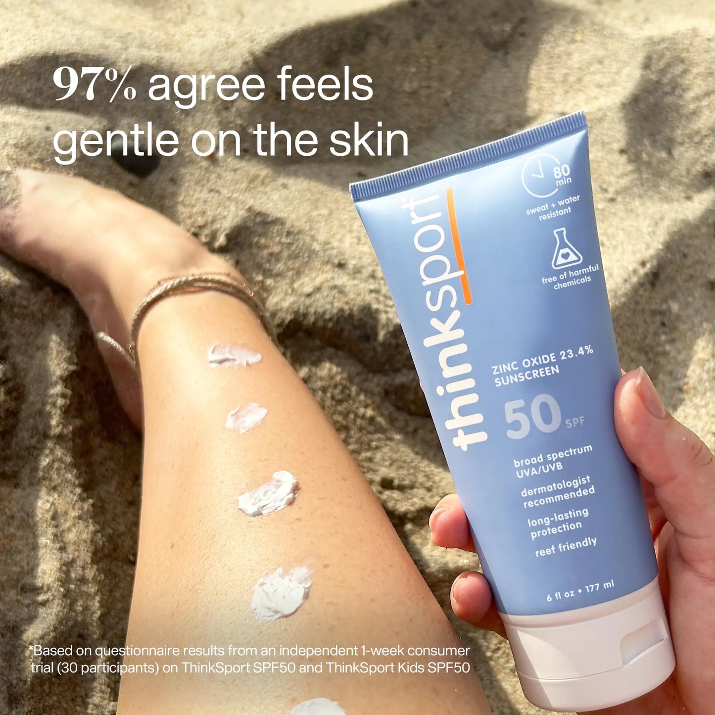 Thinksport SPF 50+ Mineral Sunscreen