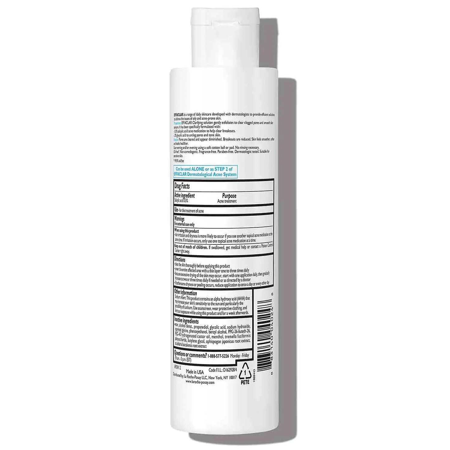 La Roche-Posay Effaclar Clarifying Solution Acne Toner