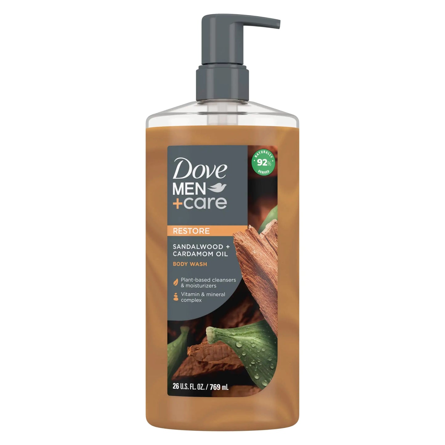 Dove Men+Care Body Wash Sandalwood + Cardamom Oil