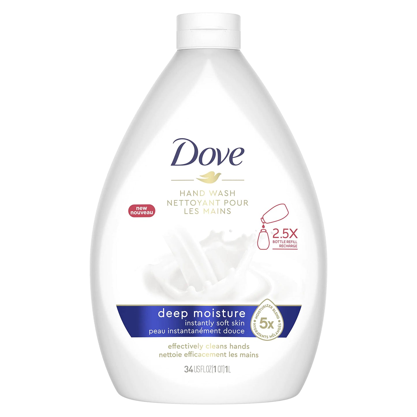 Dove Advanced Care Hand Wash Deep Moisture Pack of 3 for Soft