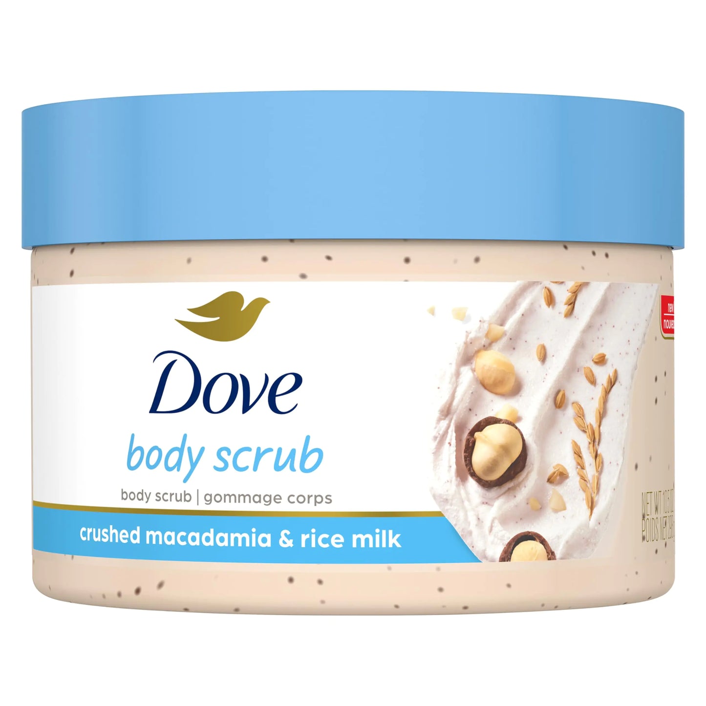 Dove Scrub Macadamia & Rice Milk