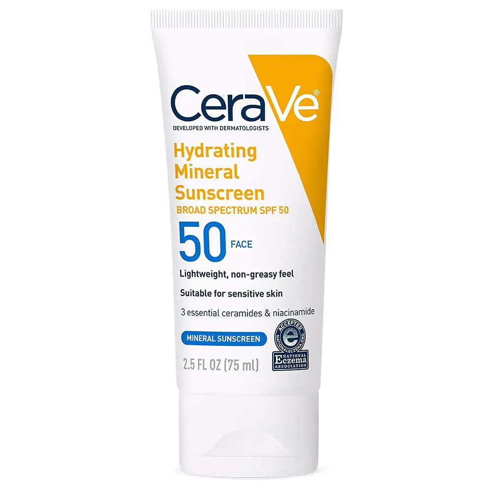 CeraVe 100% Mineral Sunscreen SPF 50