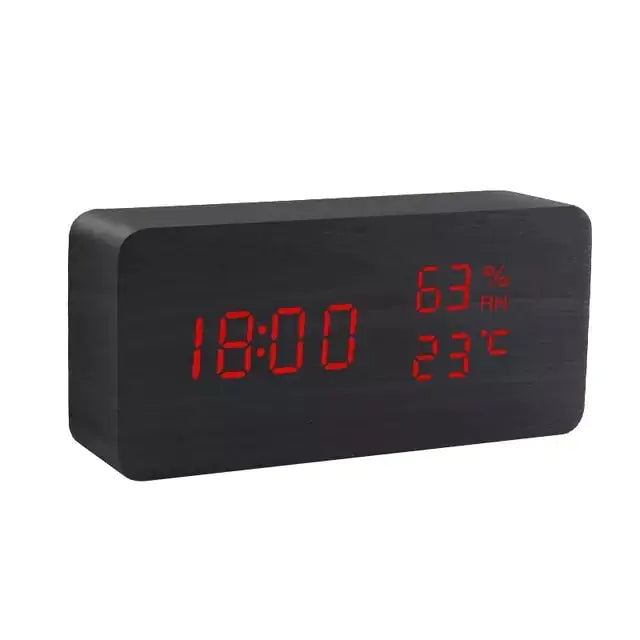 Reloj LED con alarma