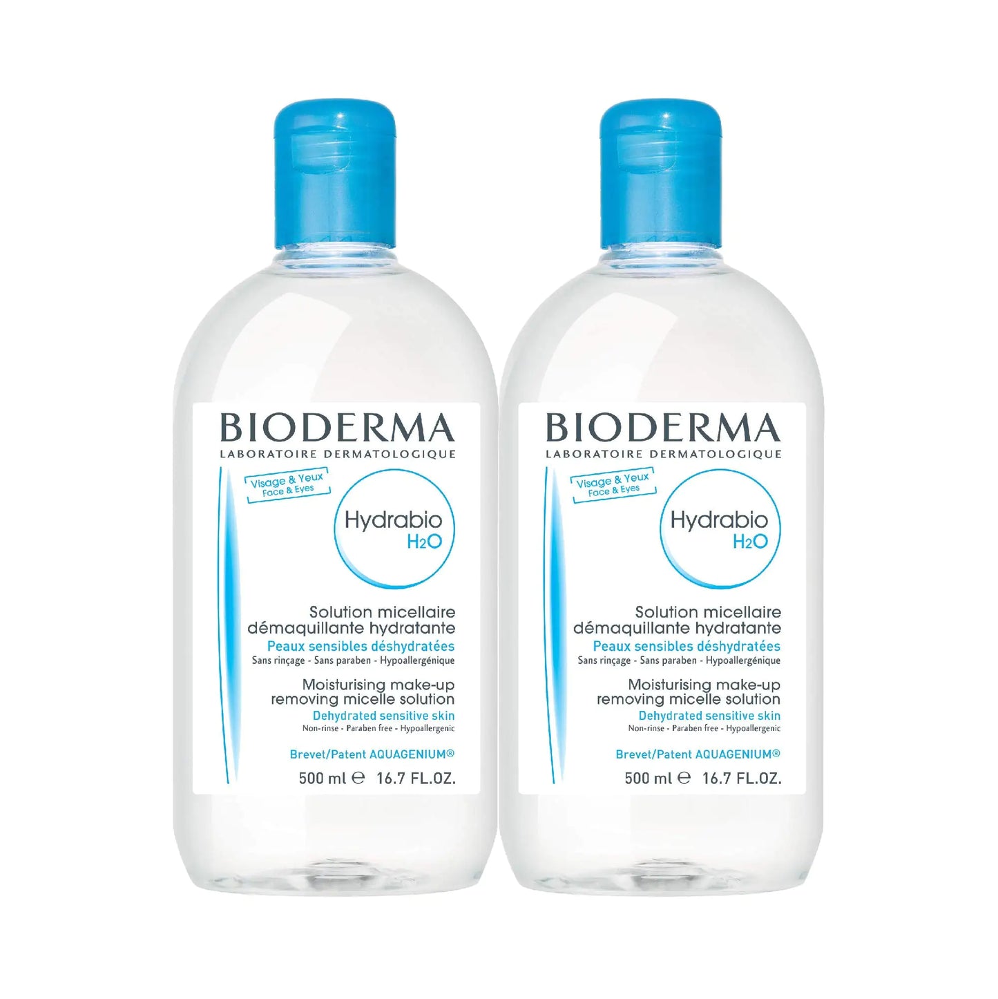 Bioderma - Hydrabio H2O Micellar Water - Face Cleanser and Makeup Remover