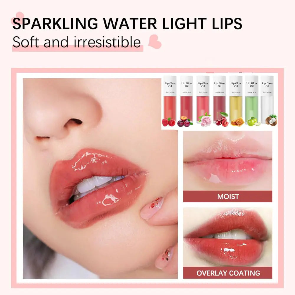 Hydrating Lip Glow Oil, Moisturizing Lip Glow Oil