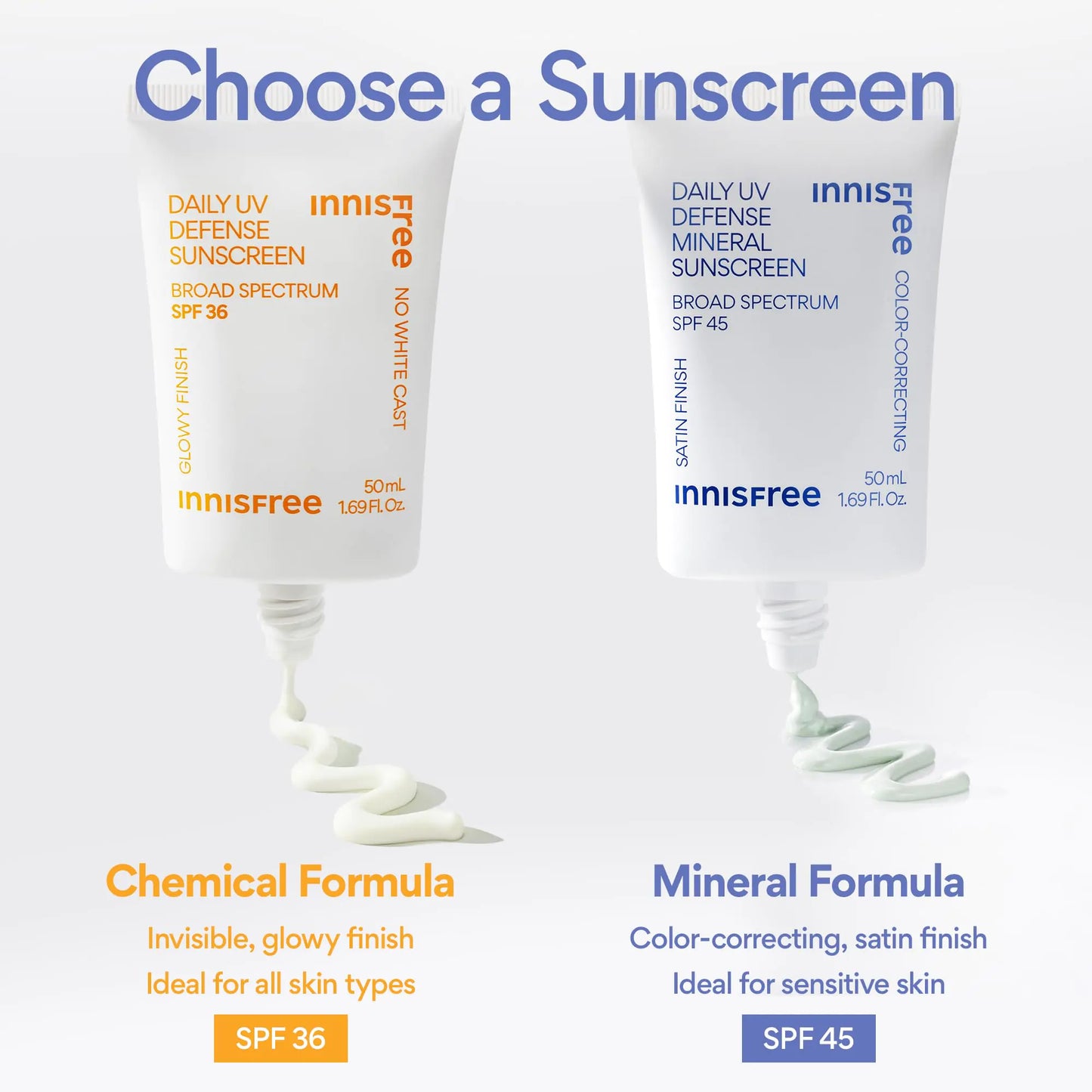 innisfree Daily UV Defense Sunscreen Broad Spectrum SPF 36