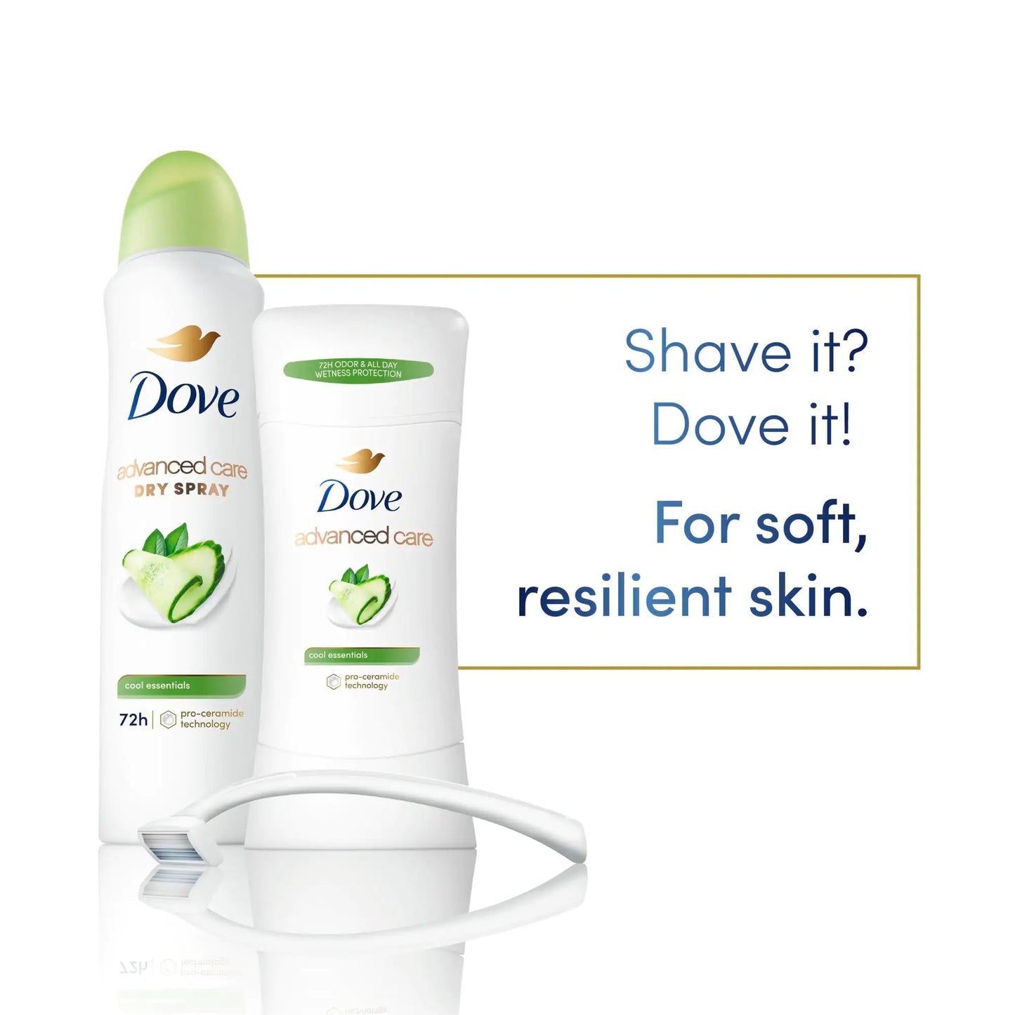 Dove Advanced Care Antiperspirant Deodorant Stick