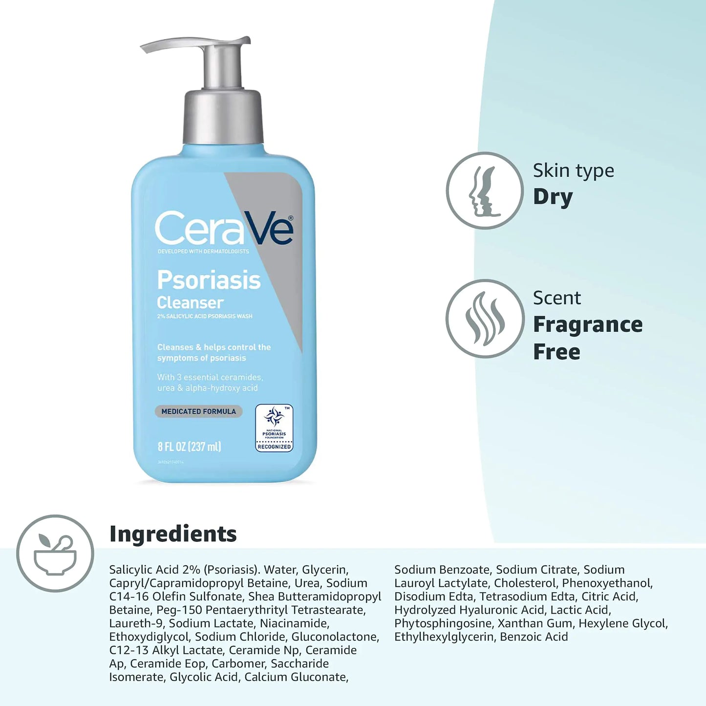 CeraVe Cleanser for Psoriasis Treatment