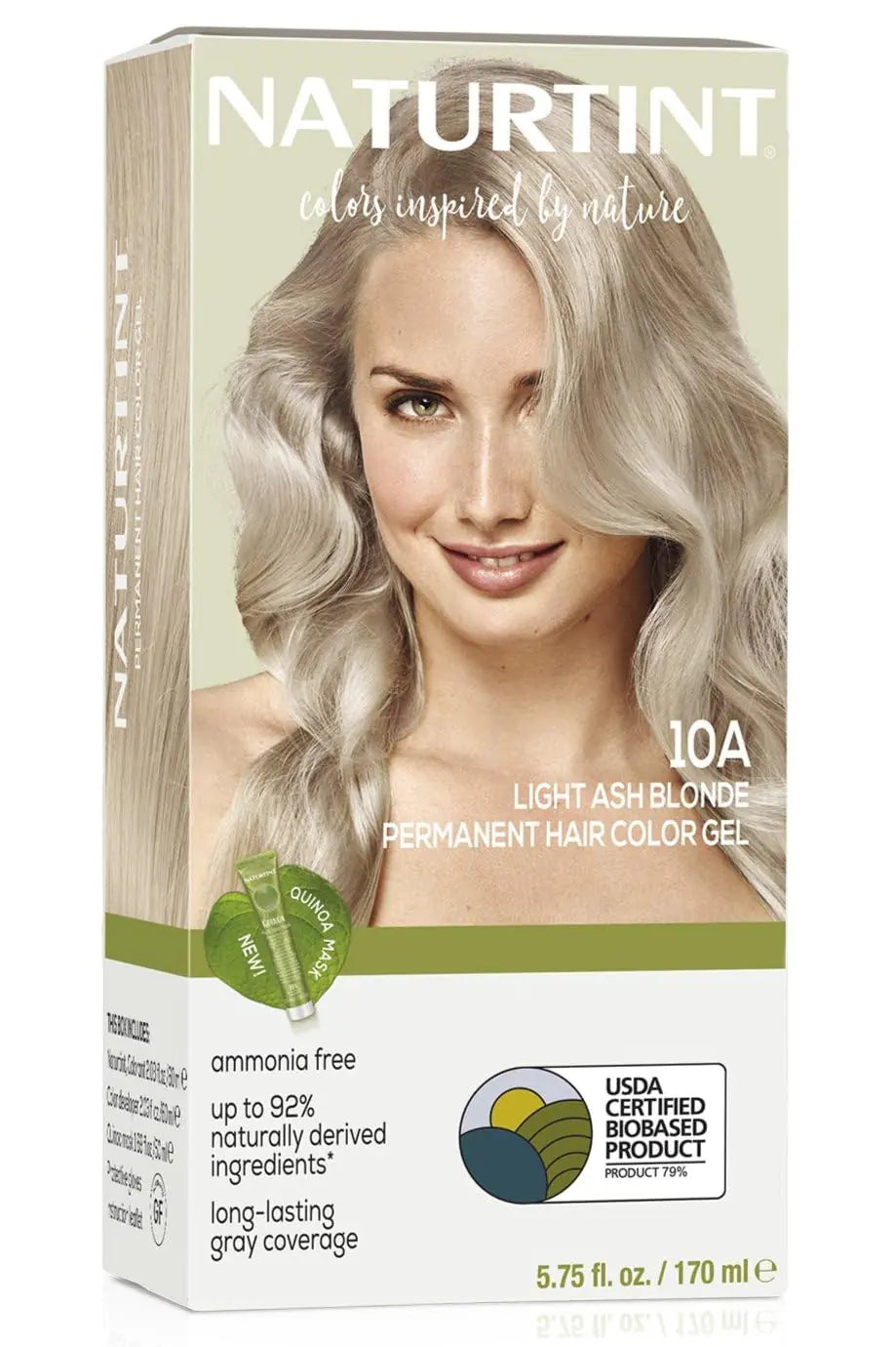 Naturtint Permanent Hair Color 10A Light Ash Blonde