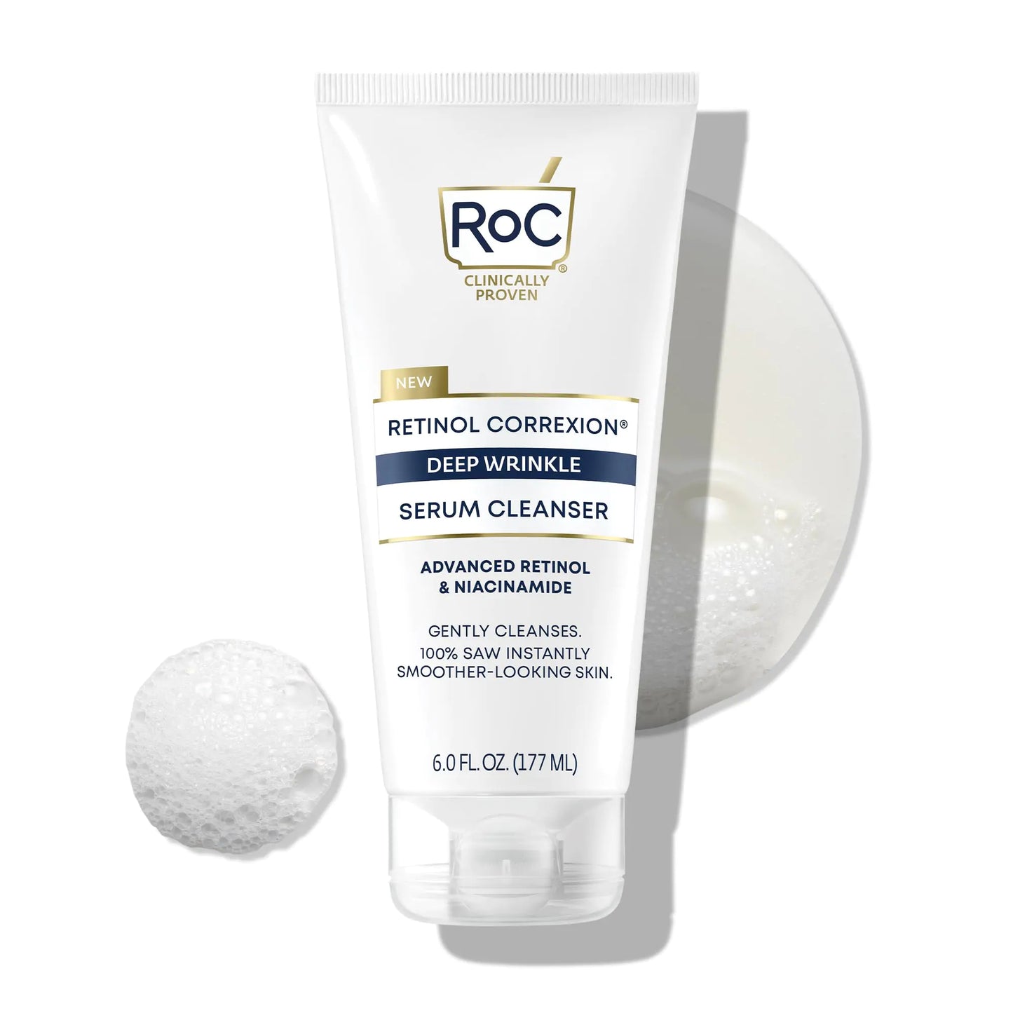 RoC Retinol Correxion Deep Wrinkle Serum Facial Cleanser