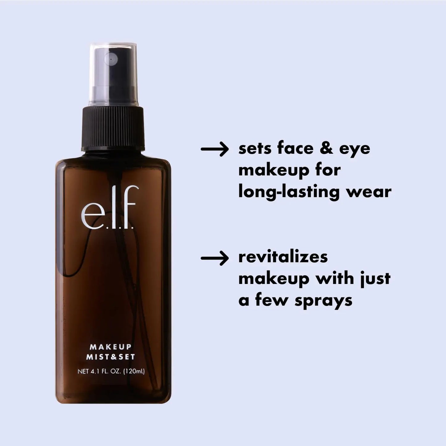 e.l.f. Makeup Mist & Set, Hydrating Setting Spray For Setting & Reviving Makeup