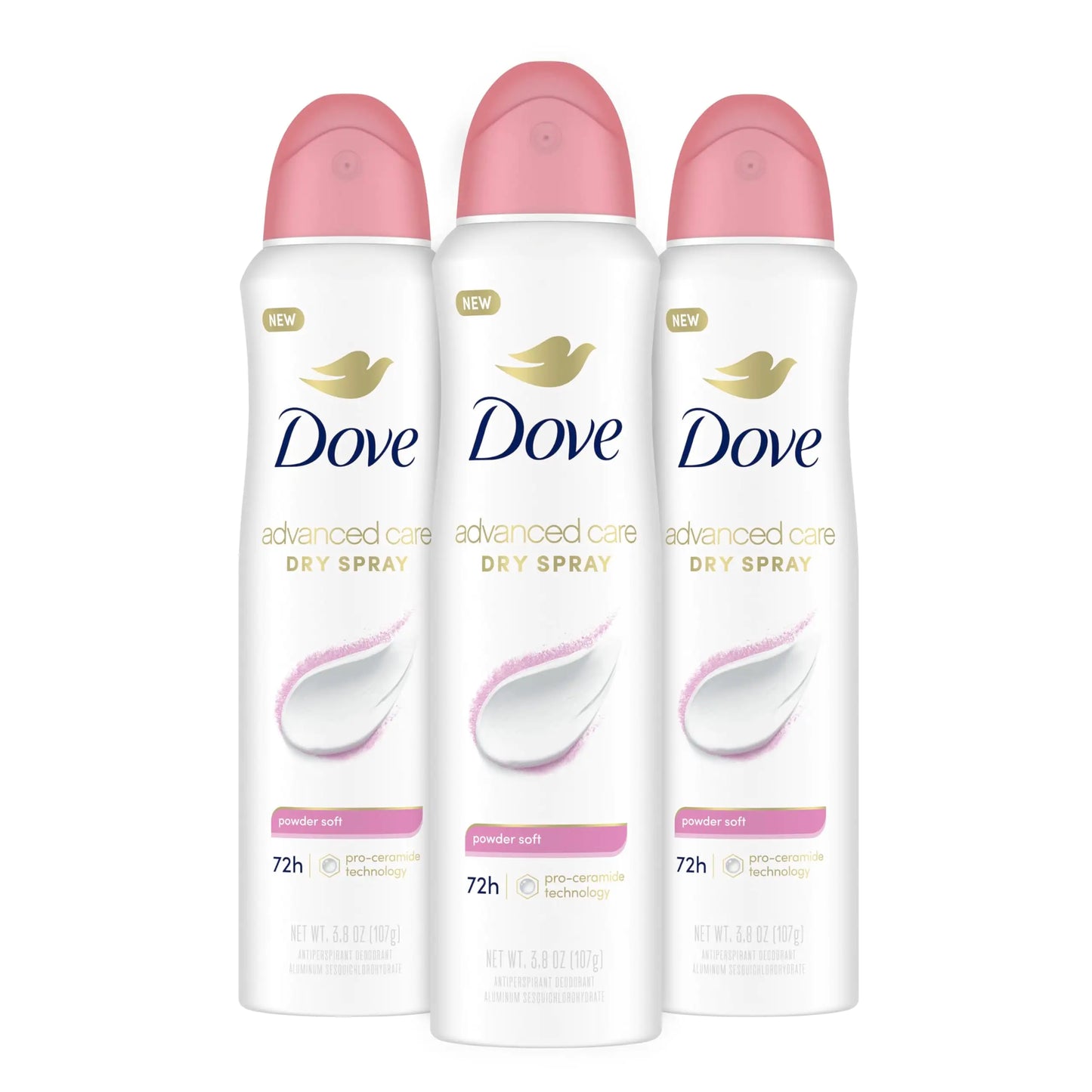 Dove Advanced Care Antiperspirant Deodorant Spray Powder Soft 3