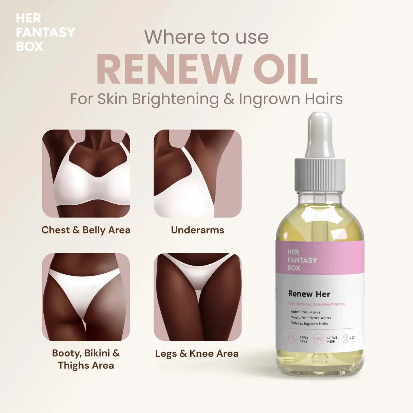 Renew Her - Natural Rejuvenating Oil for Dark Spots