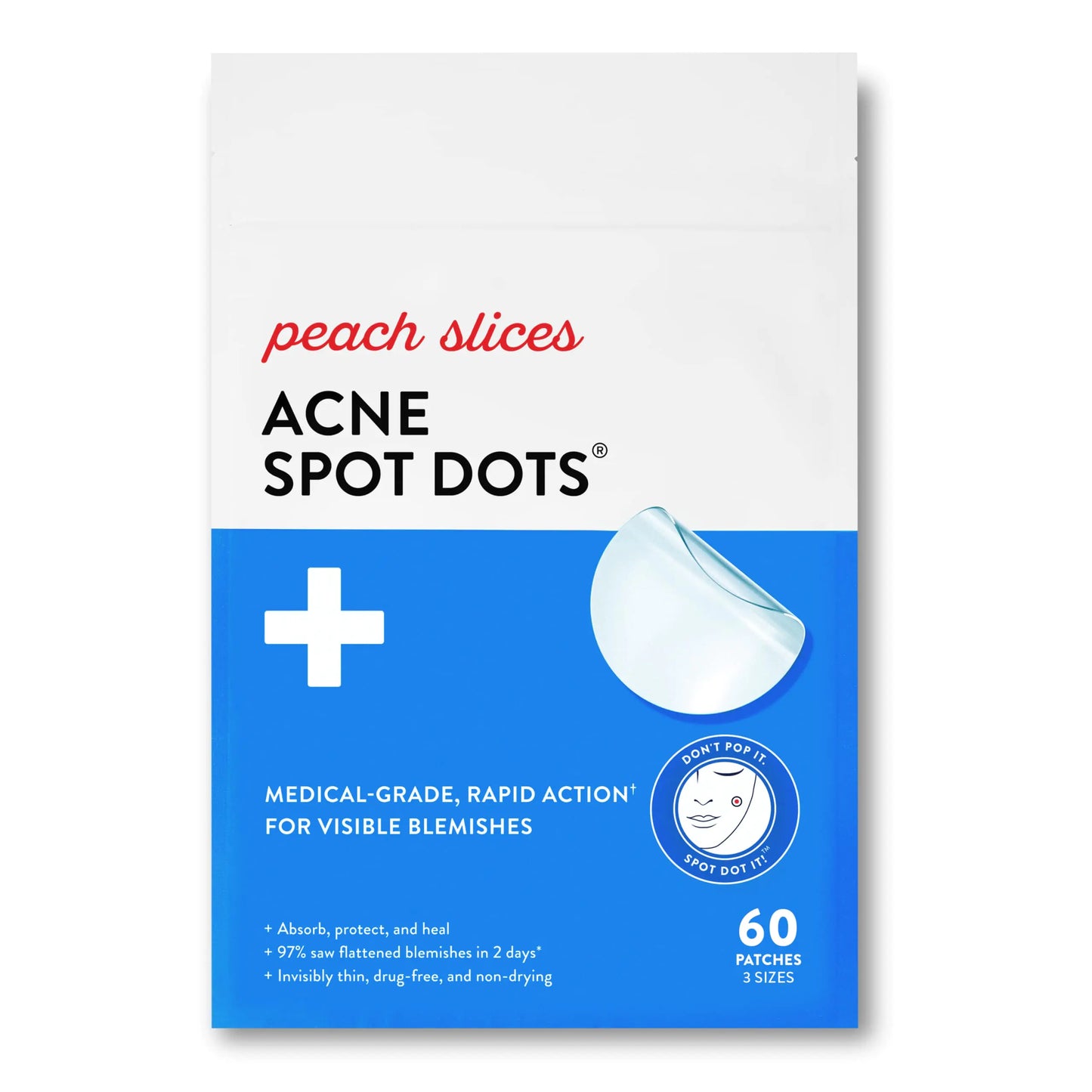 Peach Slices | Acne Spot Dots | Hydrocolloid Acne Patches