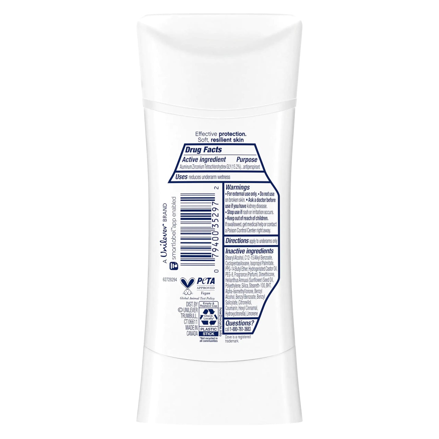 Dove Advanced Care Antiperspirant Deodorant Stick