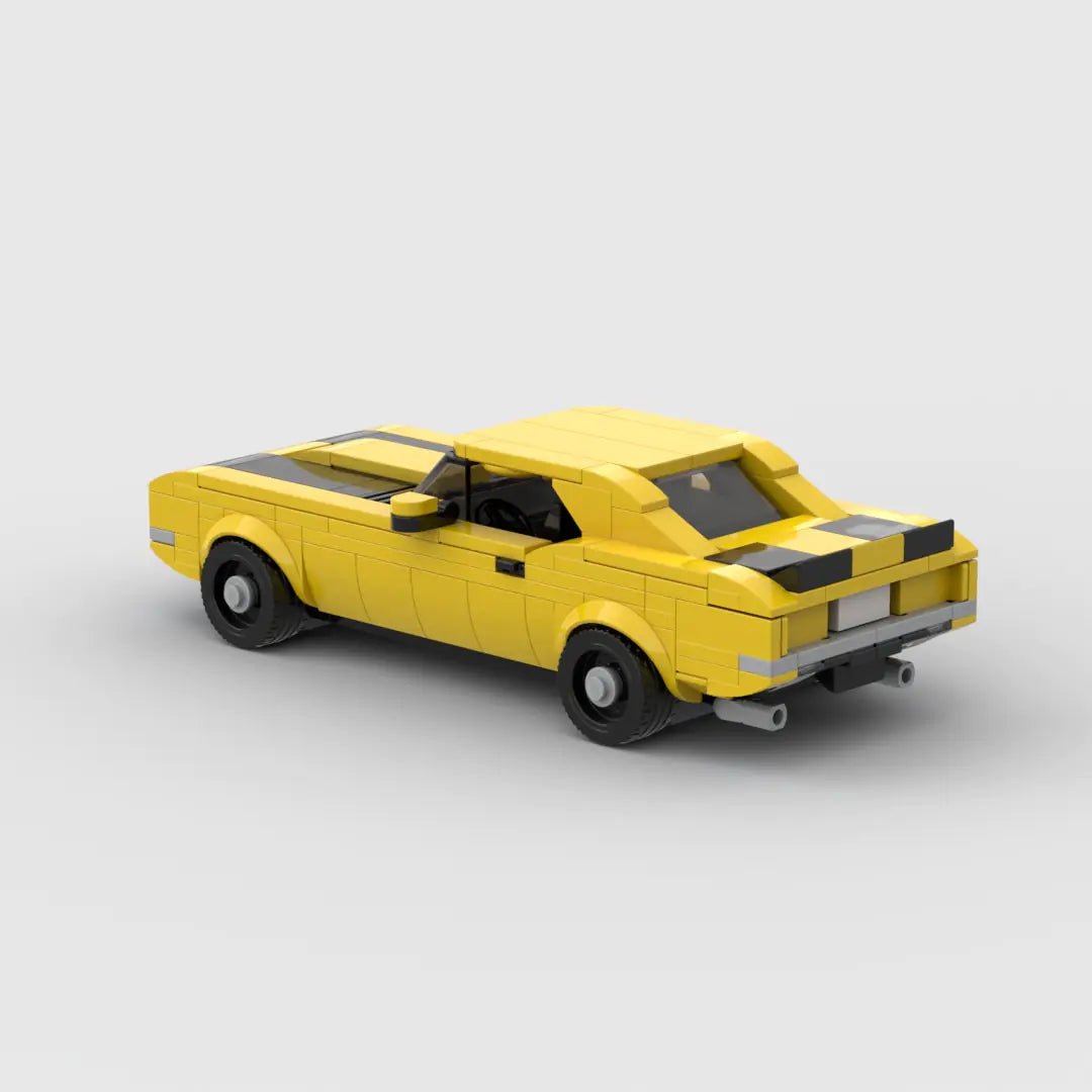 Nostalgic Camaro Z28 Racing Sports Brick Car