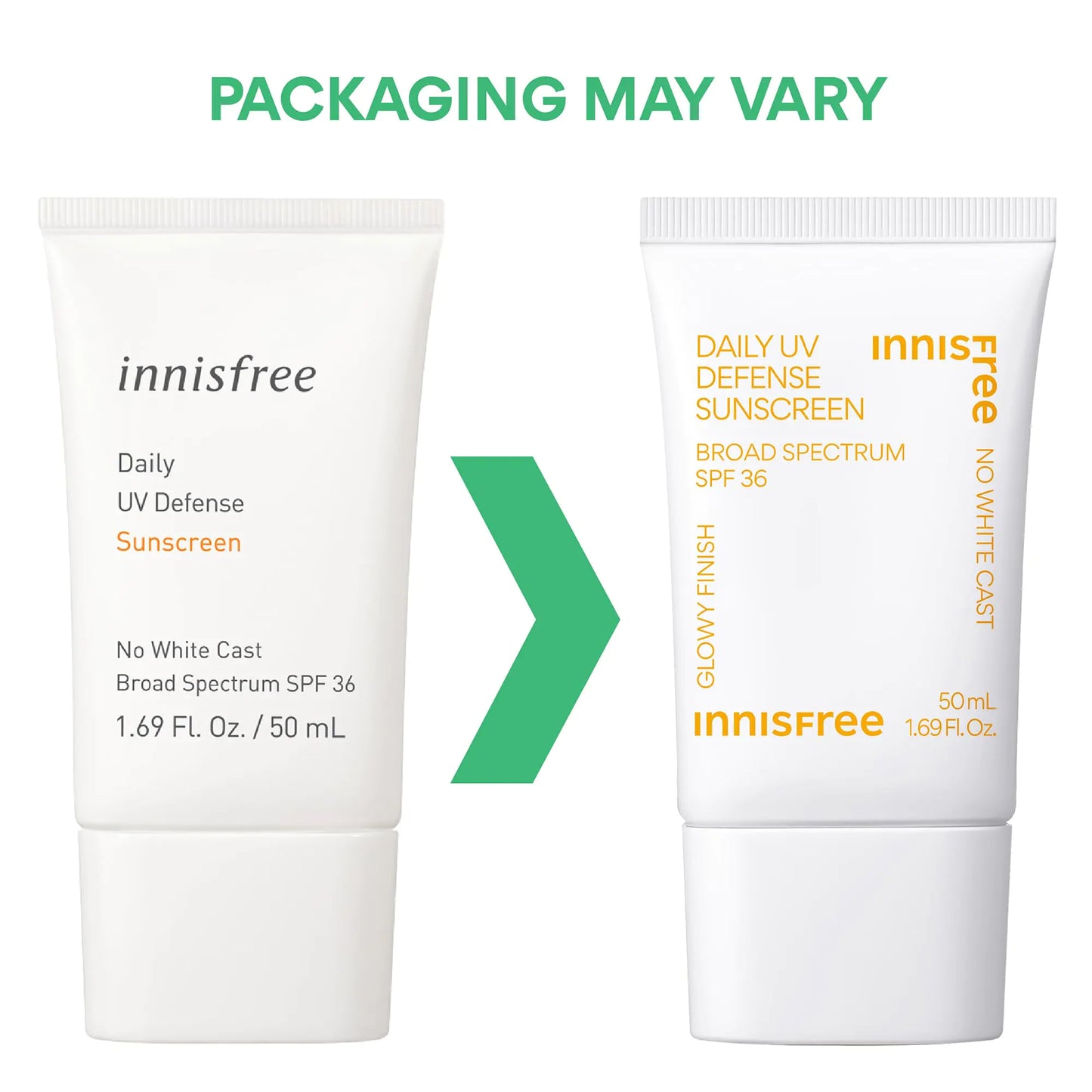 innisfree Daily UV Defense Sunscreen Broad Spectrum SPF 36