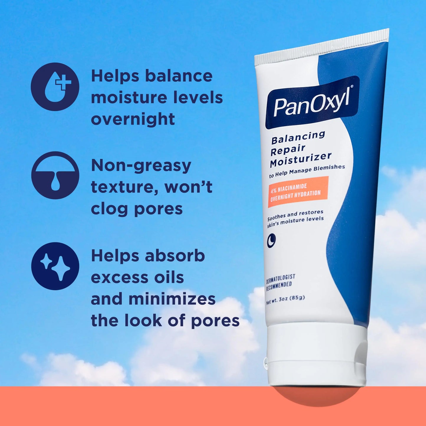 PanOxyl PM Balancing Repair Moisturizer with Niacinamide