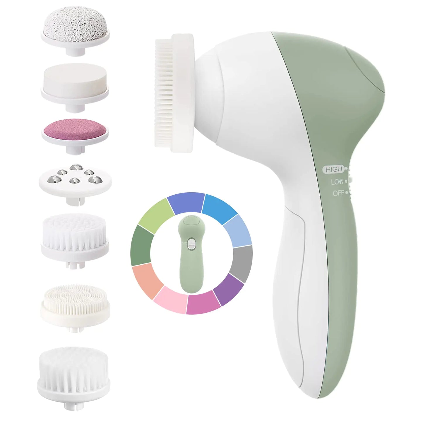 COSLUS Facial Cleansing Brush Silicone Face Scrubber