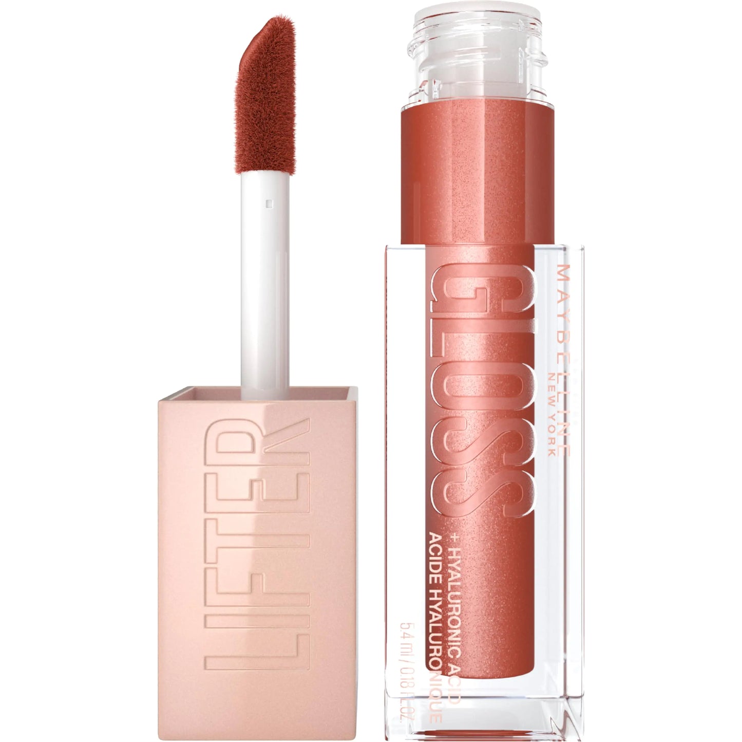 Maybelline Lifter Gloss, Hydrating Lip Gloss with Hyaluronic Acid