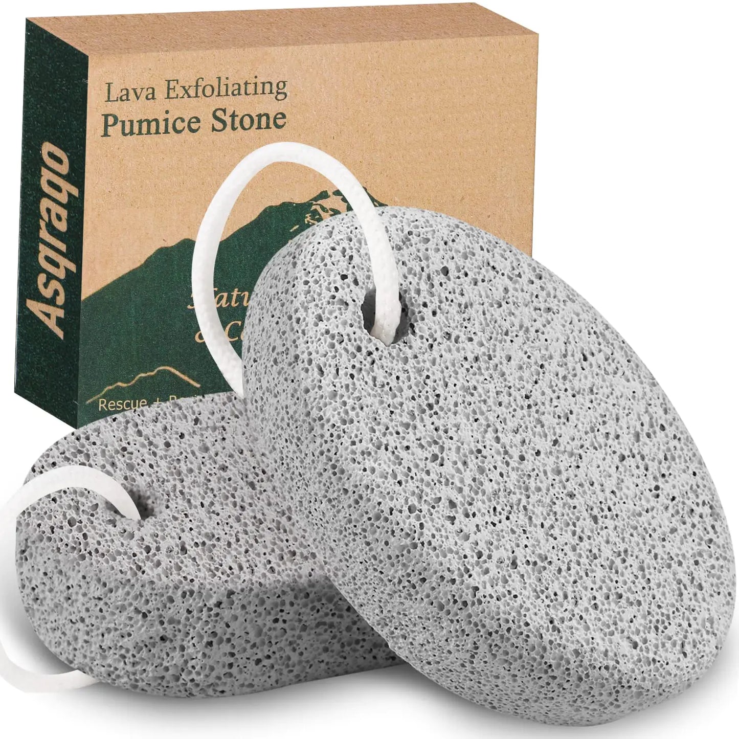 2PCS Natural Pumice Stone