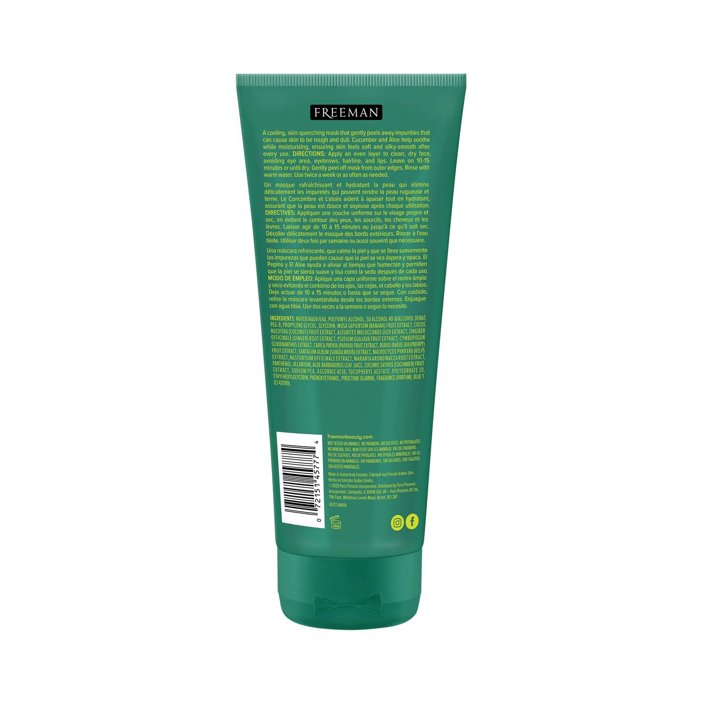 Freeman Renewing Cucumber Peel-Off Gel Facial Mask