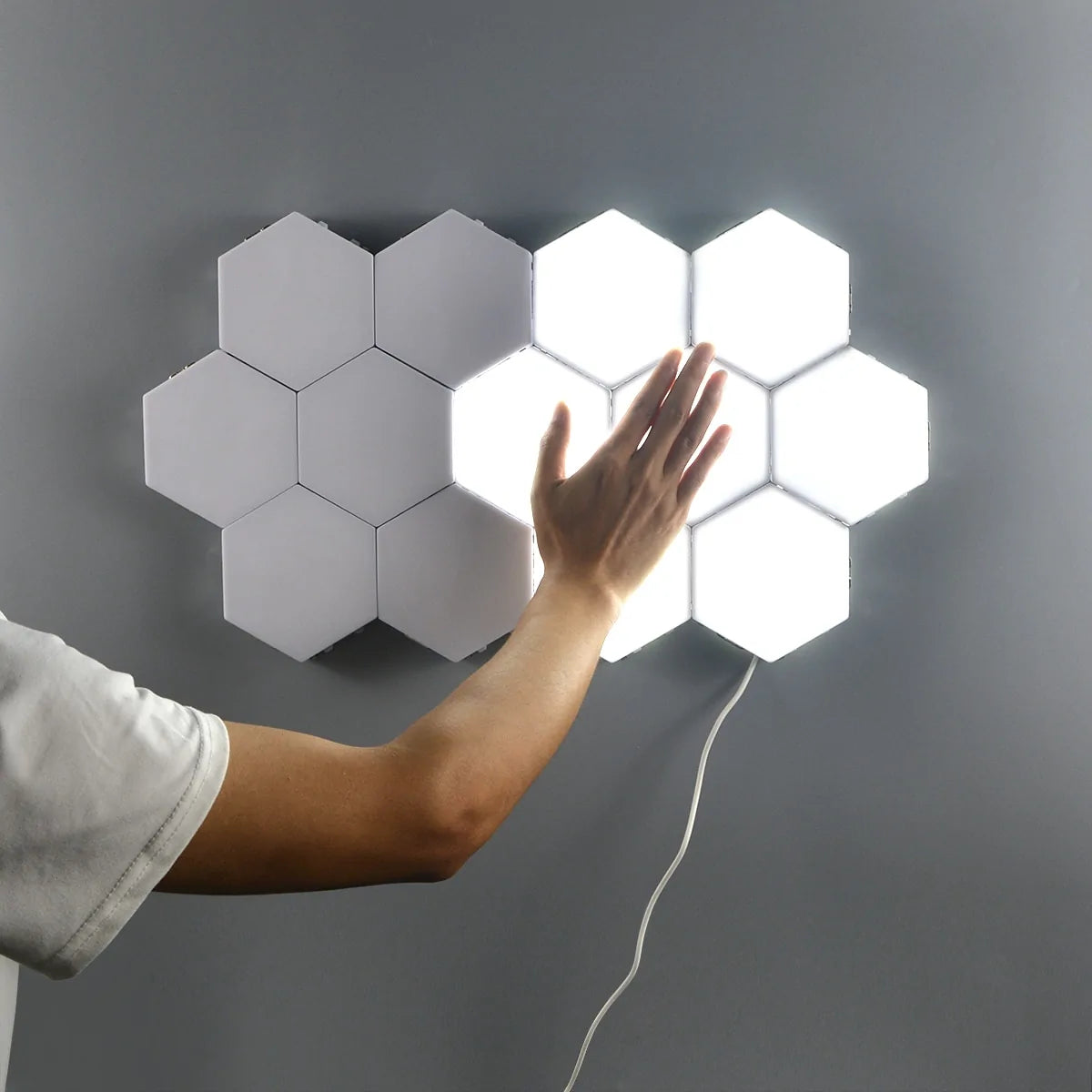 Lámpara LED hexagonal