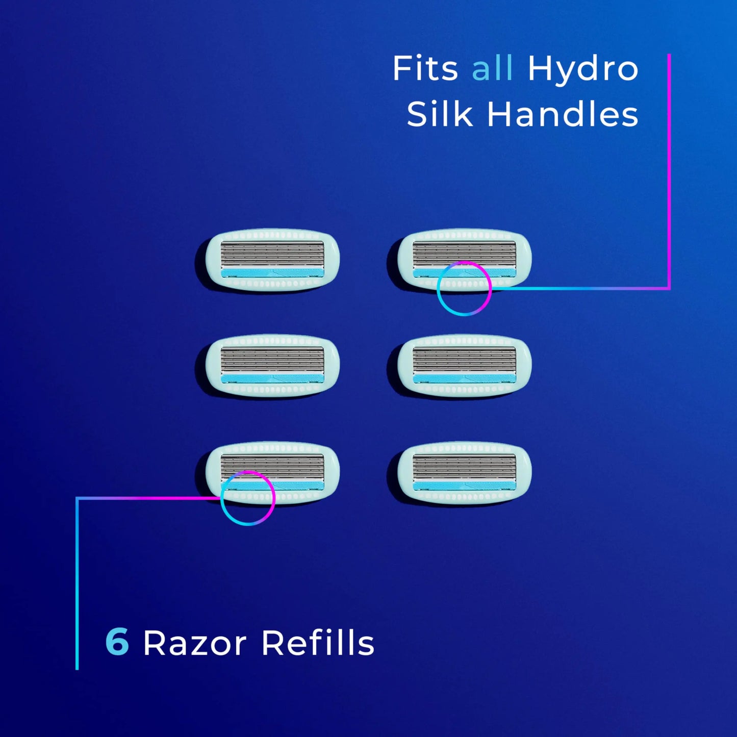 Schick Hydro Silk Sensitive Razor Blade Refills