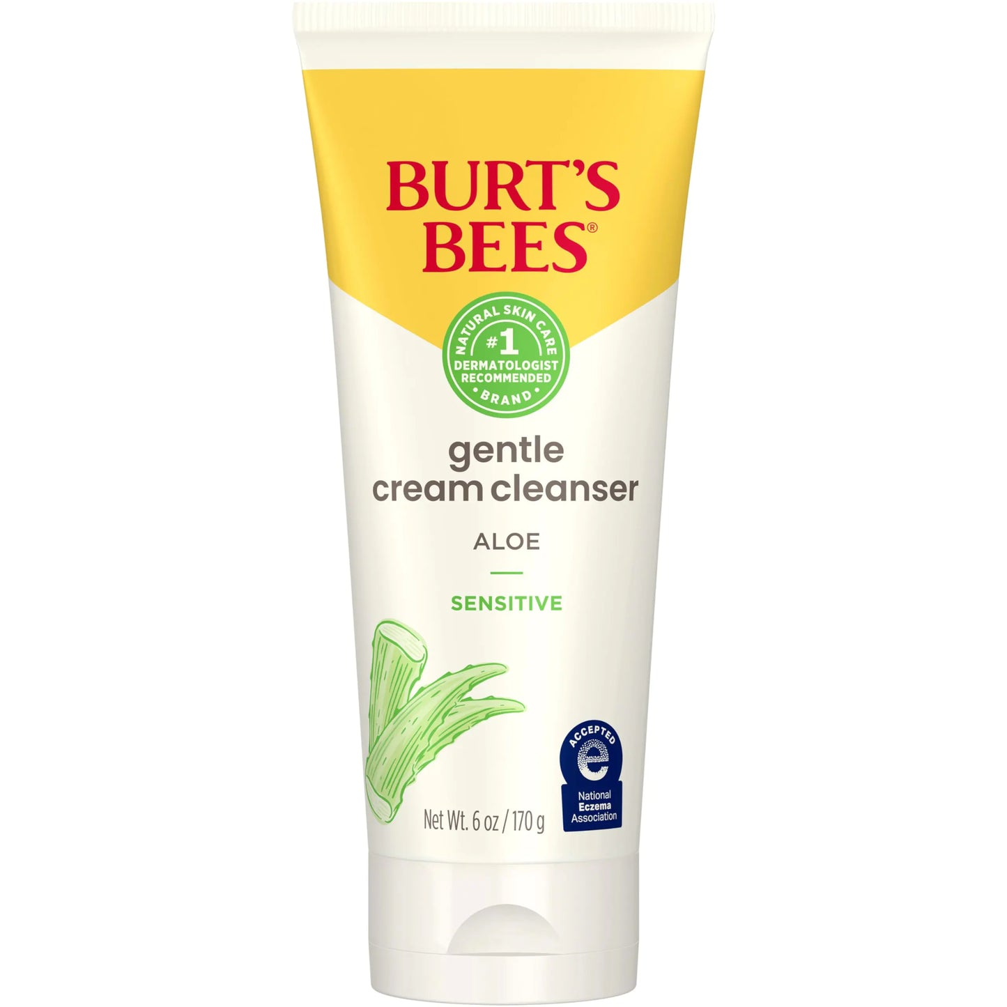 Burt's Bees Gentle Cream Cleanser with Aloe for Sensitive Skin