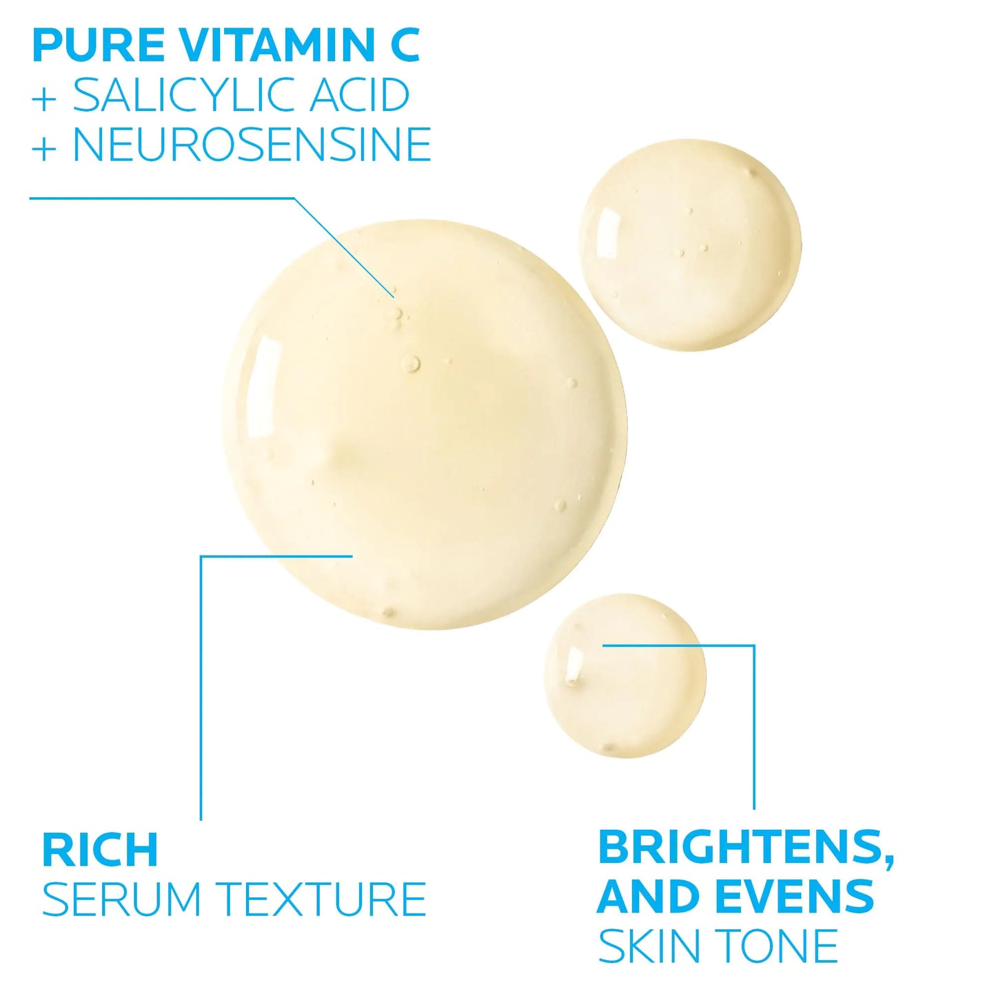 La Roche-Posay Pure Vitamin C Face Serum with Hyaluronic Acid & Salicylic Acid