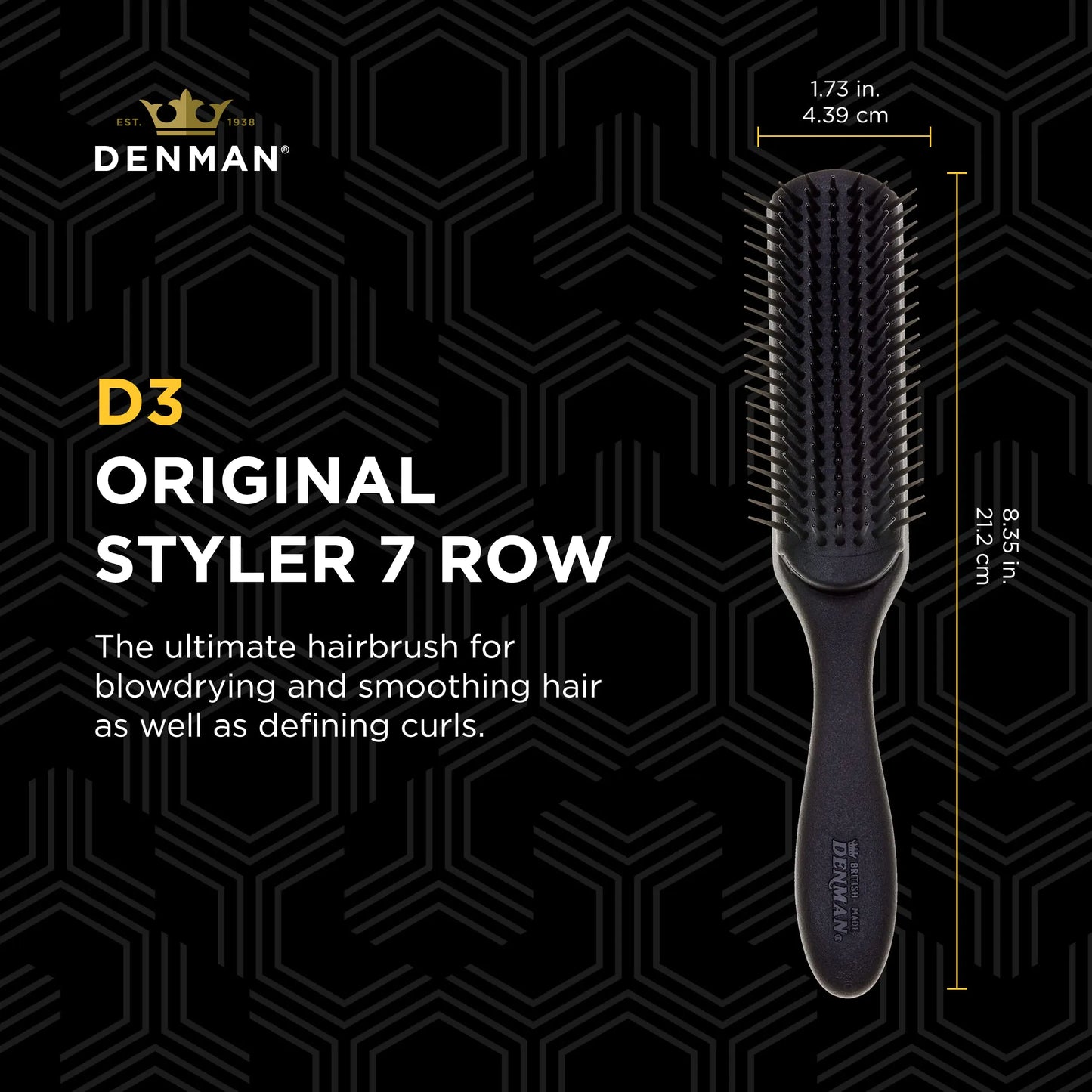 Jack Dean by Denman Curly Hair Brush